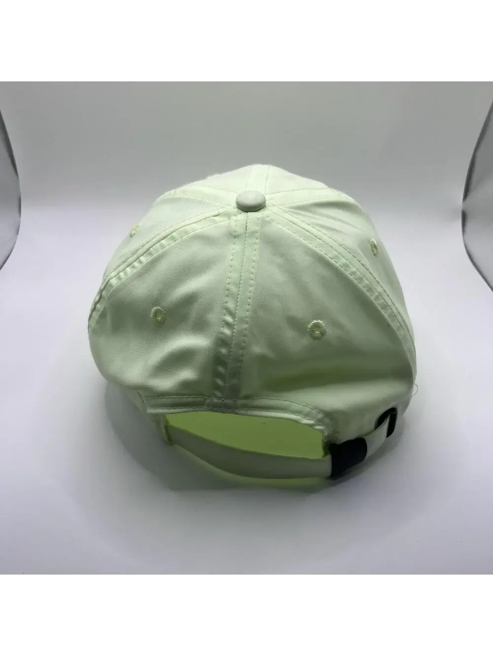 Nike Swoosh Women's Heritage86 Futura Classic Adjustable Neon Green Hat Cap_3